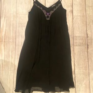 Express Beaded Neckline Dress